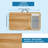 Lap Desk with Mouse Pad, Phone Holder & Device Ledge - Fits 15.6" Laptops