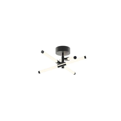 Plafonnier encastré 16 po à DEL 3D94CF40DEBA446B9CE313DA83671A82 Rusnak, 3000 K, noir