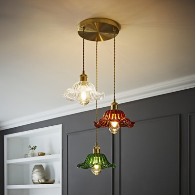 Locklin 3 - Light Matte Black Unique/Statement Pendant