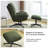 Jakirrah Upholstered Swivel Accent Chair with Ottoman-890605968