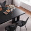 Modern Rectangular Rock Slab Dining Table Sets-107769194