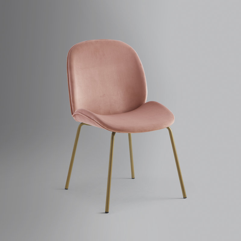 Chaise de salle à manger Jaina, Rosé