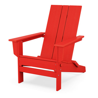 POLYWOOD® x AllModern Folding Plastic Adirondack Chair