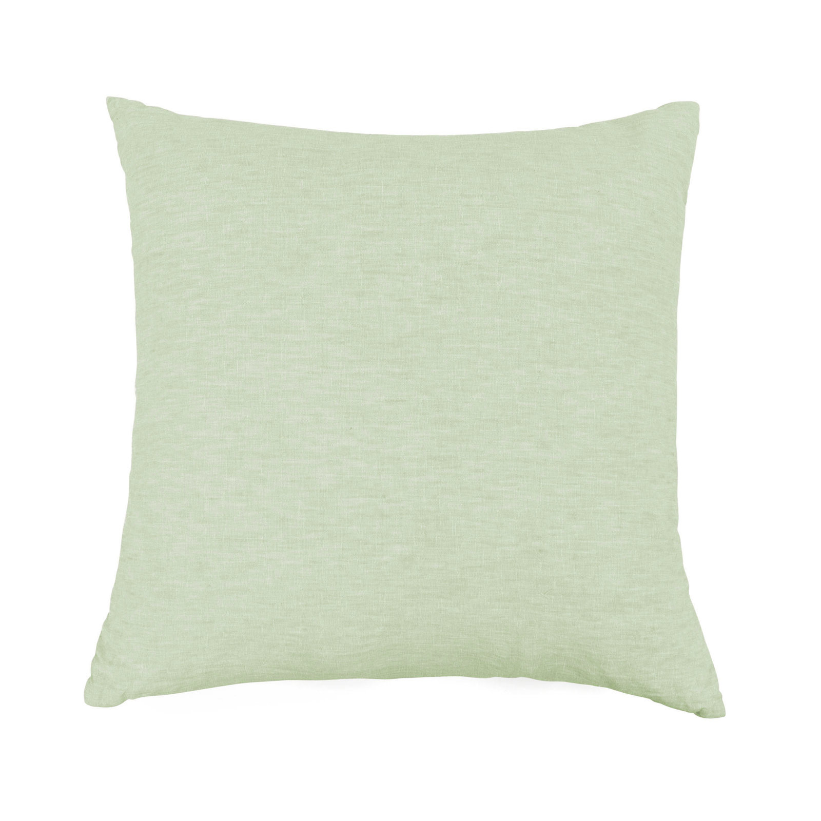 Linen Pillow Cover, Matcha, Square 20", Pillow Cover Only - No Insert
