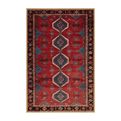 Machine Washable Persian Brown Area Rug