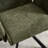 Swivel Boucle Upholstered Dining Chairs Modern barrel chair with Arm and Metal Legs-466867399