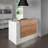 Davinci 53" Modern Reception Desk, Multifunctional Transaction Counter Top, Laminate Desktop-376304982