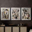 ABSTRACT Series - Peinture sur toile tendue encadrée sur mesure - 3 pièces-117235344-117235349