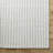 Rectangle Camon Striped Hand Tufted Wool Area Rug in Brown/Ivory-363285630