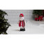 Silhouette de bonhomme de neige skiant