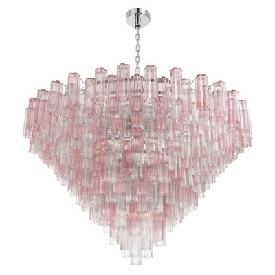 Lustre en chrome poli de 62 po Sandbach