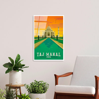 Stunning Tempered Glass Wall Art Painting, 11.8 x 17.7 inches | 100% Tempered Glass, Thickness: 0.16 inches | Fade-Resistant Back Surface Print, Vivid Colors | Perfect for Home Decor & Modern Aesthetics
