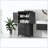 Bathroom Cabinet Two Doors Drawers Adjustable Shelf-1843333236