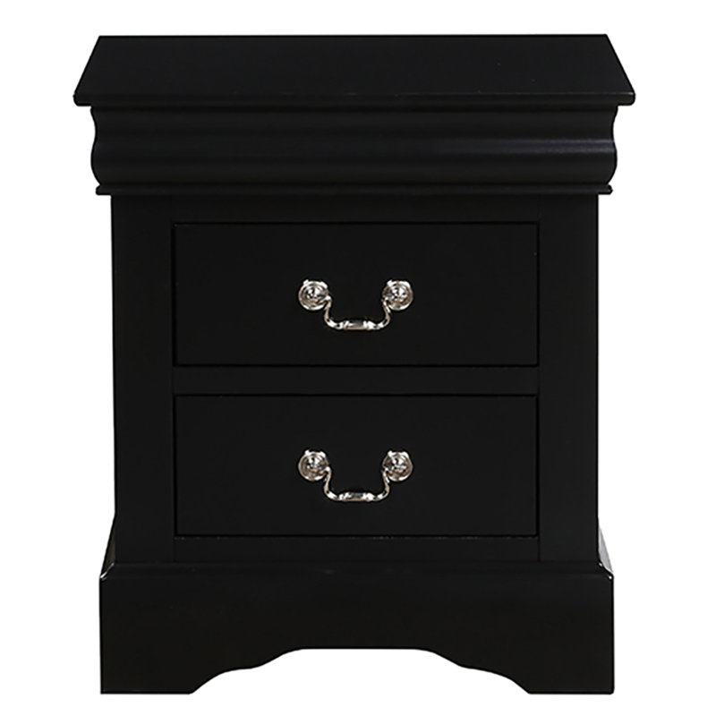 Table de bout Table de chevet moderne, Noir