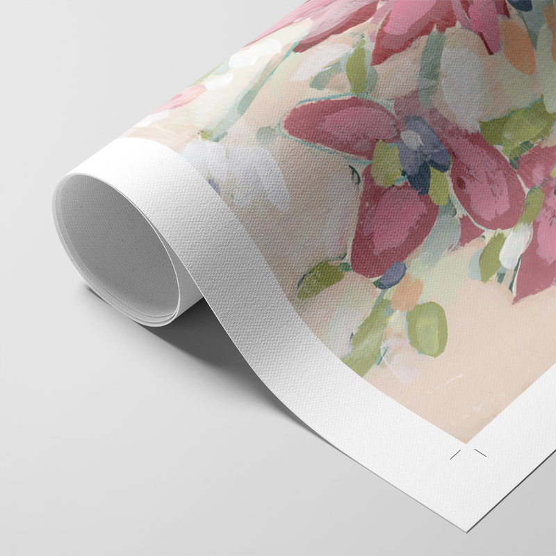 Blush Array II - impression sur toile seulement - NON CADRE, H 12 po x l 8 po