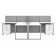 Easy Office L-Shaped 2 Person Benching Workstation with Cable Management