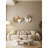 Ironwork Horizontal Hanging Lamp Mural-1564831973