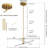 Deshiya LED Modern Linear Chandelier