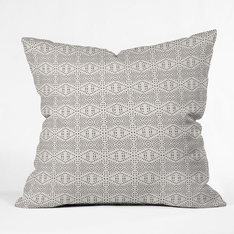 Coussin décoratif en carreaux holli zollinger boho, 16 po x 1 po
