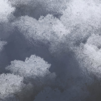 White Fog Or Smoke by Gokcemim - Print