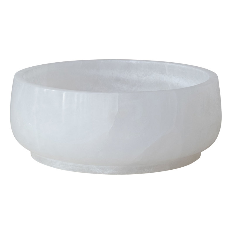 Round Alabaster Bowl