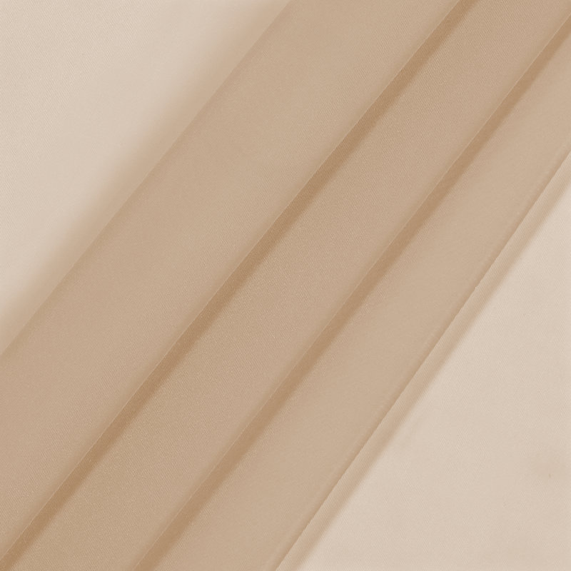 Diphda Sheer Curtain Single Panel, 59" W x 95" L, Latte