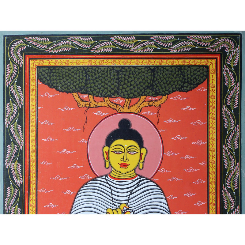 Bouddha de Gautam | Paata, peinture de l'Orissa