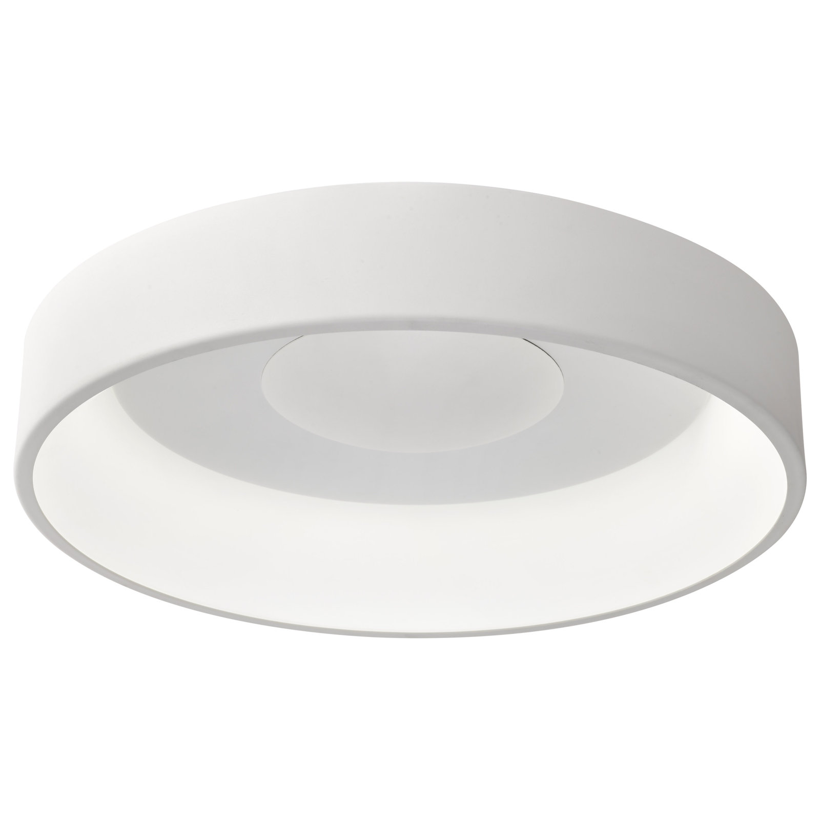 Lucien Single Light Flush Mount, White, 6" H x 6" W x 23.50" D