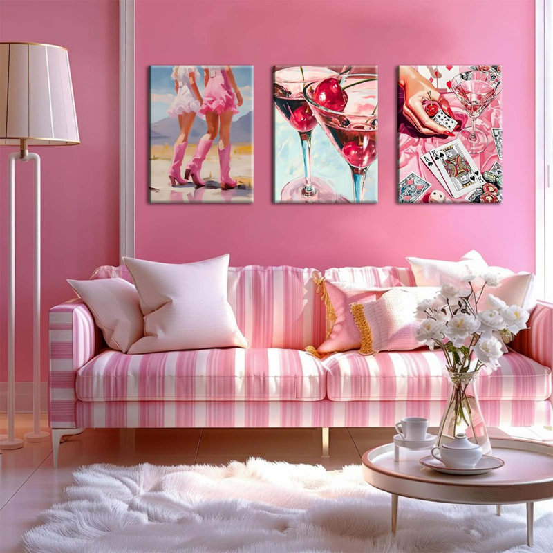 3 Piece Wrapped Canvas Wall Art