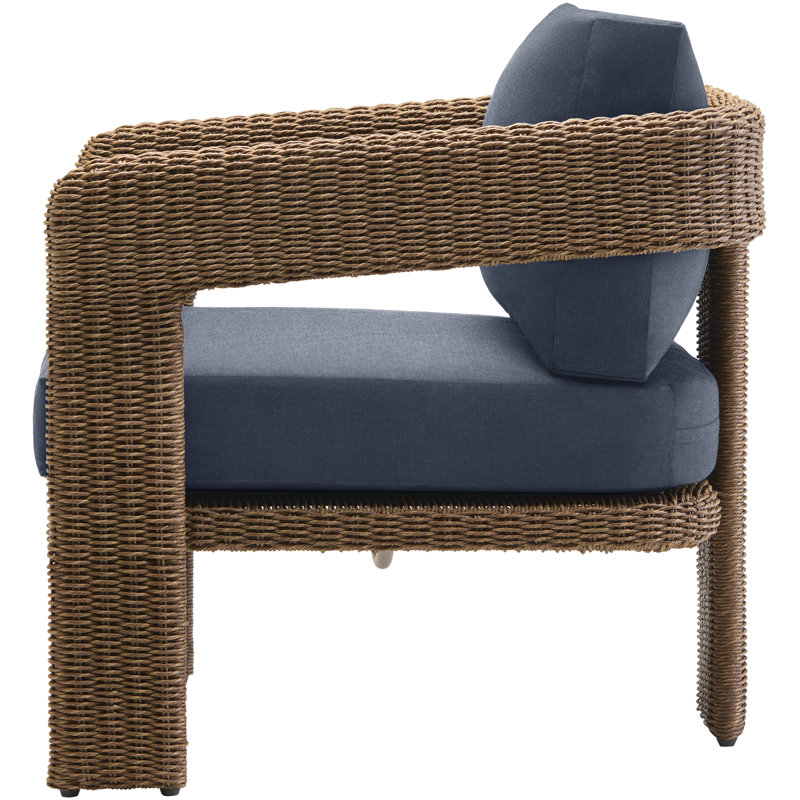 Aster Outdoor Patio Club Chairs - Canvas Navy, Canvas Navy
