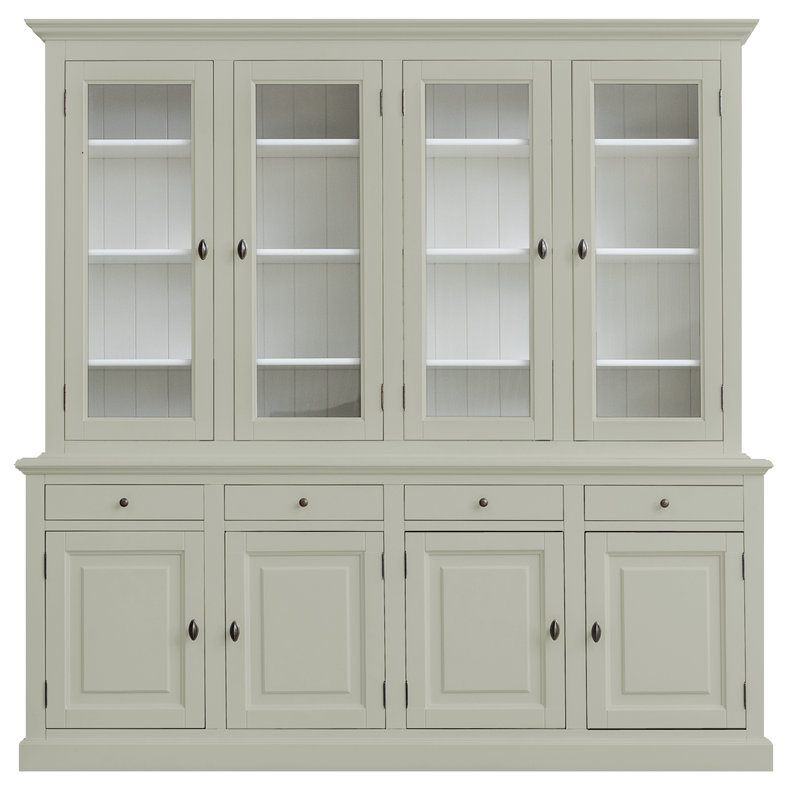 Babak Display Cabinet, Pebble Grey