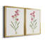 Delicate Pink I - ensemble de 2 reproductions d'art sur toile encadrées-61455388-61455390