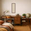 Rangement mural encadré en tissu-497172778