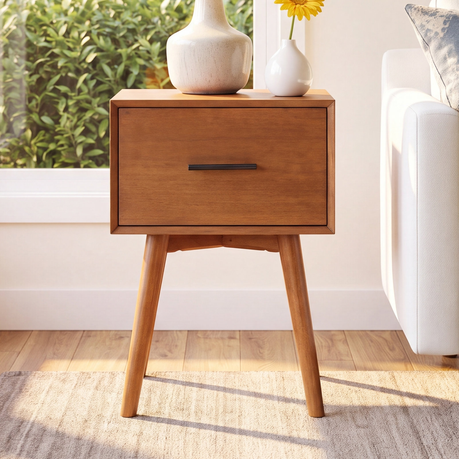 Williams 18" Mahogany End Table, Chestnut