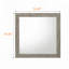 Miroir Tatum avec finition gris clair
