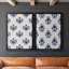 " Indigo Bloom Pattern I " 2 - Pieces-1543131239-1543131233