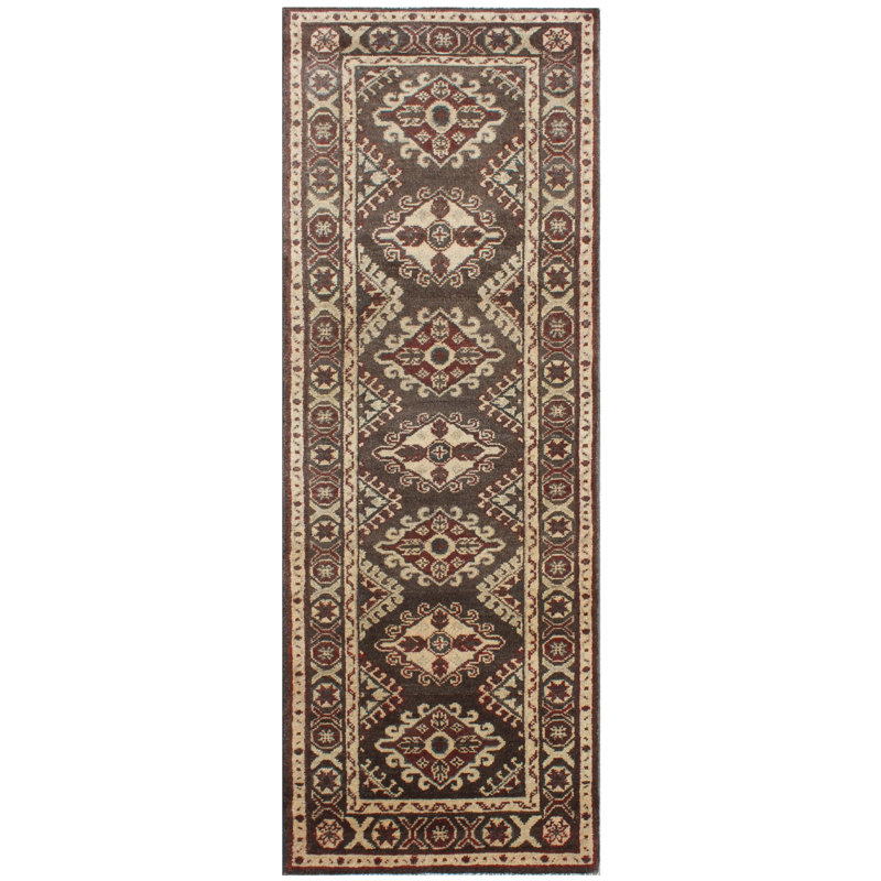 Aicen Geometric Hand Woven Area Rug, Rectangle 60 x 175cm