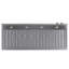 60 po KUCHT Hotte murale à conduit 1200 1200 CFM en acier inoxydable avec commandes numériques-119332936