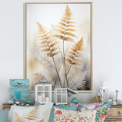 Lankheit " Minimalism Ferns Verdant Elegance I " Color Photography Print