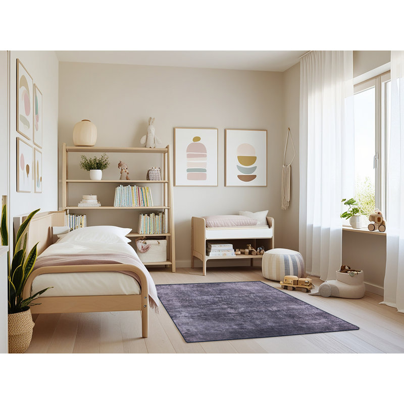 Tapis gris foncé Comtal, Rectangle 4 pi x 6 pi