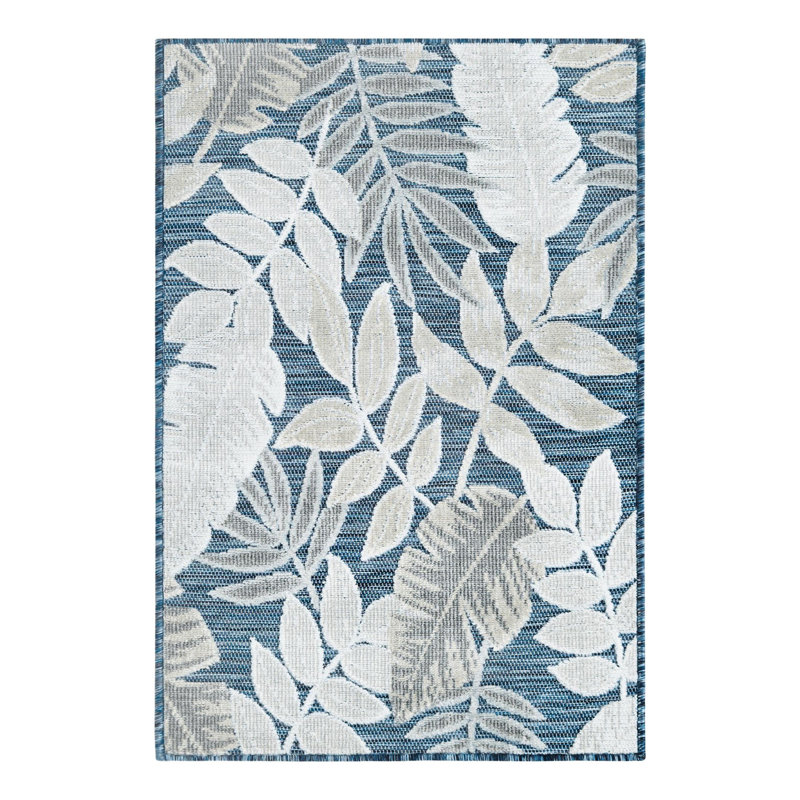 Tapis intérieur / extérieur Firman Wygant, Rectangle 2 pi 2 po x 3 pi 1 po