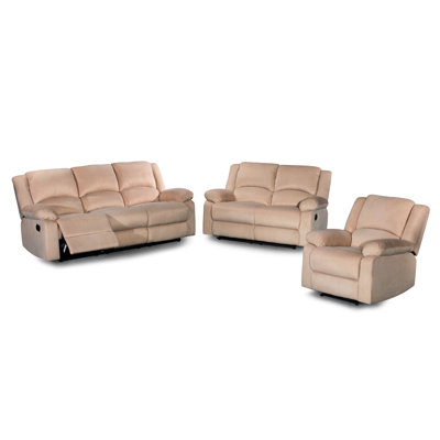 Ensemble de salon inclinable 3 pièces Bhavin