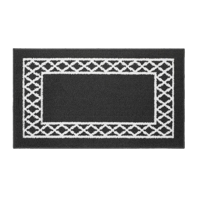 Tapis de couloir antidérapant de luxe à revêtement en caoutchouc antidérapant Home Decor, Rectangle 2 pi 2 po x 3 pi 9 po