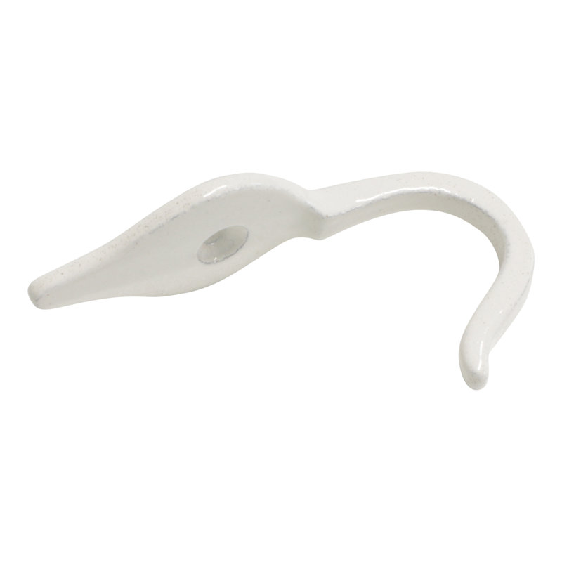 Iron Wall Wall Hook, White