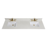 Belluno 73'' Composite Double Bathroom Vanity Top with Sink