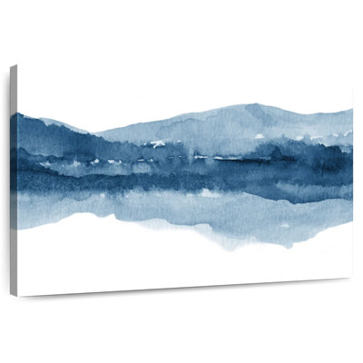 Avery Watercolor Landscape XI Navy Blue II