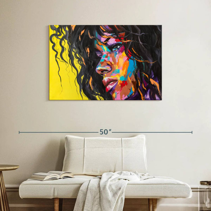 Huile pour cheveux bouclés Leisha, H 26 po x l 39 po