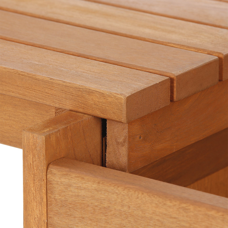Arianna Solid Wood Outdoor Bench