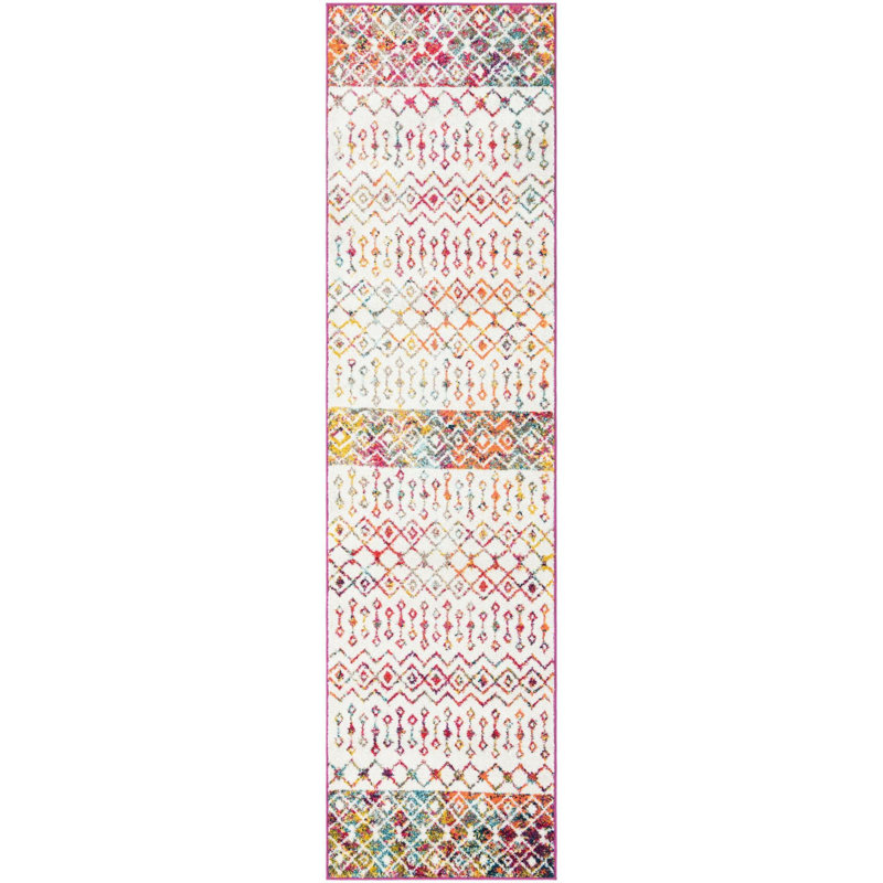 Abstract Indoor Rug, Runner 2'7" x 10'