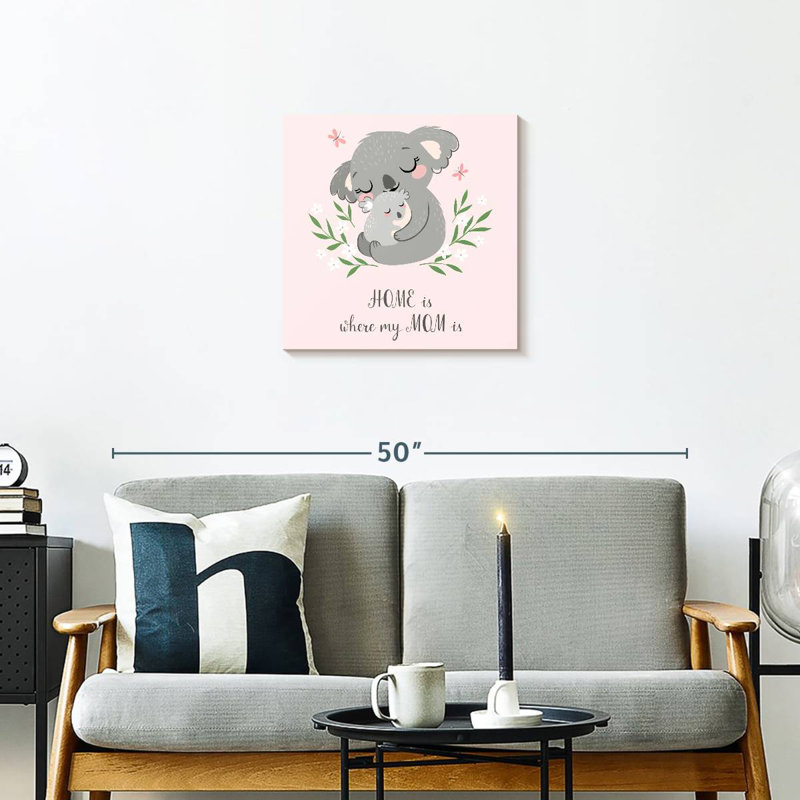 Citation «Tergel Koala Mom Love», H 20 po x l 20 po
